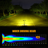 DRIVING LIGHTS-996DZ-5" - CLEAR or YELLOW LENS