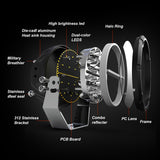 DRIVING LIGHTS-7 Inch-80W-HALO