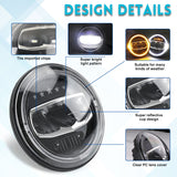 HEAD LIGHTS-Angel Eye LED-7 Inch