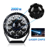 DRIVING LIGHTS-LED Laser 65 Watt 7 Inch-13,000 Lumens