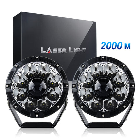 DRIVING LIGHTS-LED Laser 65 Watt 7 Inch-13,000 Lumens