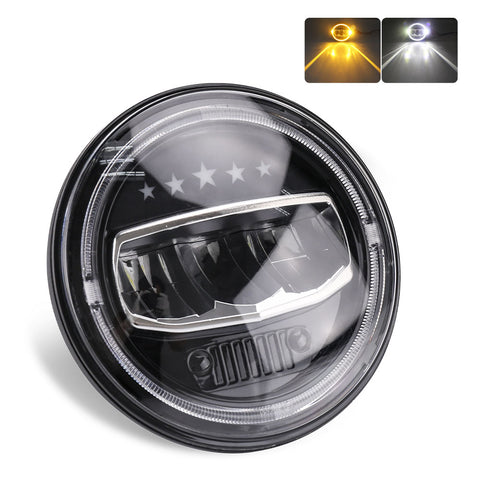 HEAD LIGHTS-Angel Eye LED-7 Inch