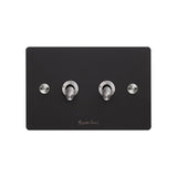 Buster+Punch 2G Double Toggle Switch