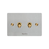 Buster+Punch 2G Double Toggle Switch