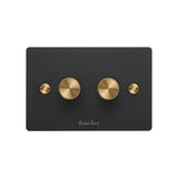 2G Dimmer Black Brass FE