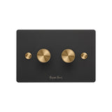 2G Dimmer Black Brass FE