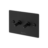 Buster+Punch 2G Double Toggle Switch