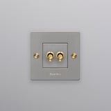 Buster+Punch 2G Double Toggle Switch