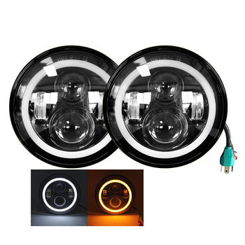 HEAD LIGHTS-High Power Angel Eye-7 Inch