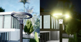 SOLAR LED POST TOP LIGHTS - WARRIOR SERIES