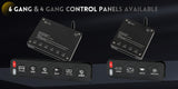 CONTROL PANEL-6 GANG-REMOTE and APP CONTROLLED