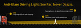 DRIVING LIGHTS-ANTI GLARE-9"-100W