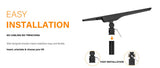 SOLAR STREET LIGHTING-DOUBLE CHARGE