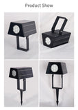 SOLAR GARDEN LIGHTS-3 SIDED SOLAR PANELS