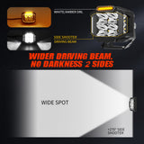 DRIVING LIGHTS-ANTI GLARE-SIDE SHOOTER-4"-40W