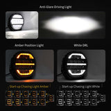 DRIVING LIGHTS-ANTI GLARE-7"-80W