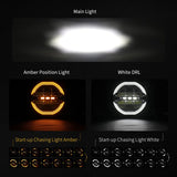 DRIVING LIGHTS-ANTI GLARE-7"-86W
