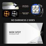 DRIVING LIGHTS-ANTI GLARE-SIDE SHOOTER-3"-35W