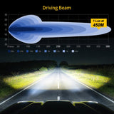 DRIVING LIGHTS-ANTI GLARE-7"-86W