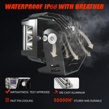 DRIVING LIGHTS-ANTI GLARE-SIDE SHOOTER-4"-40W