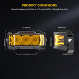 POD LIGHTS-ANTI GLARE-SIDER SHOOTER-4"-35W