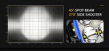 DRIVING LIGHTS-ANTI GLARE-SIDE SHOOTER-3"-35W