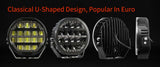 DRIVING LIGHTS-ANTI GLARE-7"-80W