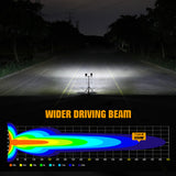 DRIVING LIGHTS-996DZ-5" - CLEAR or YELLOW LENS