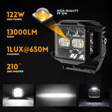 DRIVING LIGHTS-996DZ-5" - CLEAR or YELLOW LENS