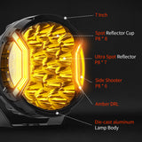 DRIVING LIGHTS-SIDE SHOOTER-7"-192W