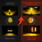 DRIVING LIGHTS-SIDE SHOOTER-7"-192W