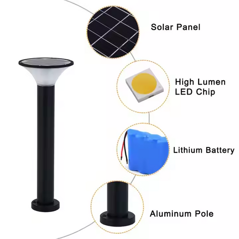 SOLAR LED BOLLARD LIGHTS