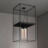 Caged Ceiling Light 4.0 Black Marble