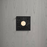 Caged Wall Small Black Marble