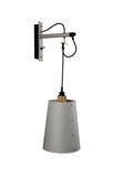 Hooked Wall Lights Large - Stone Brass